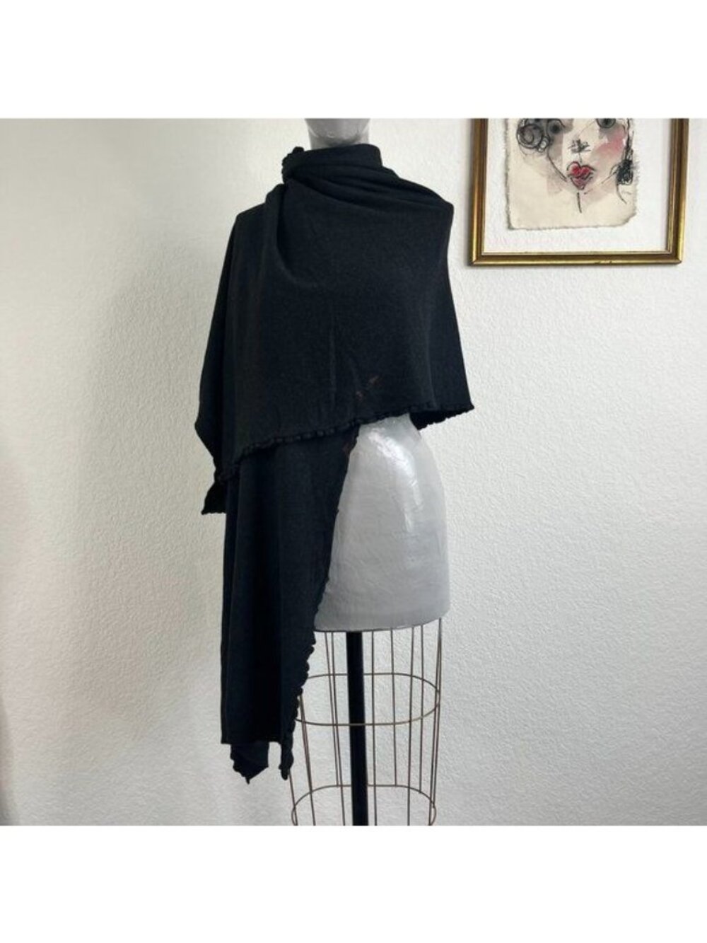 Lululemon Knit Ruffle Sweater Scarf